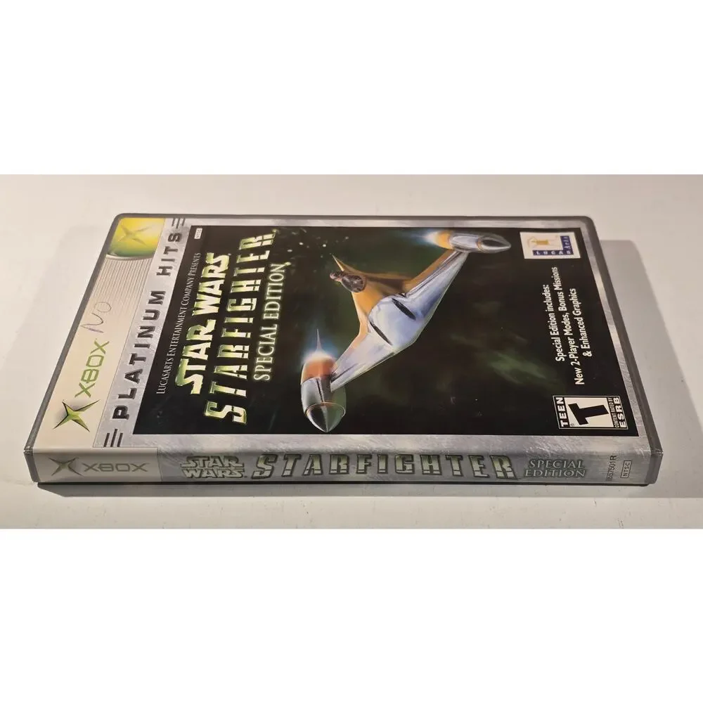 Star Wars Starfighter Special Edition Platinum Hits Xbox CIB Complete